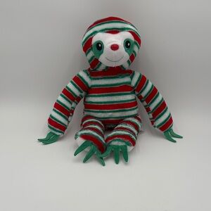 Build-A-Bear Peppermint Twist Christmas/ Holiday Sloth